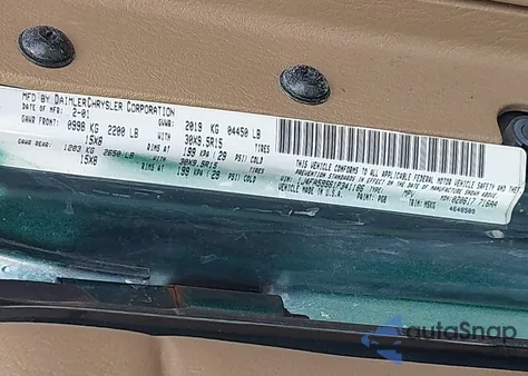 2001 Jeep Wrangler Sahara from USA, damaged, VIN 1J4FA59S61P341186